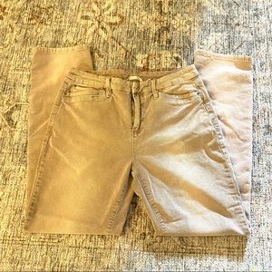 Soft Surroundings Tan Corduroy Pants Size 6